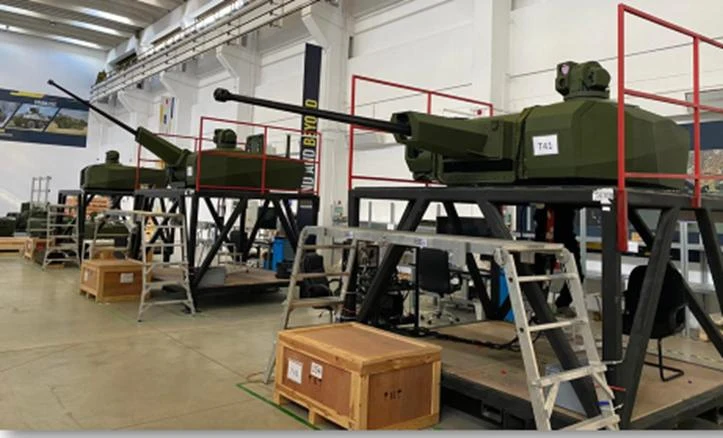 MMI turret production line